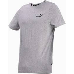 Puma Essentials Herren T-Shirt mit dezentem Logoprint, Mit Heide, Grau, Größe: 4XL, Kleidung