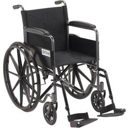 Drive Medical Silver Sport 1 Wheelchair SSP118FA-SF 18"