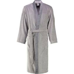 Cawö CAW 5840 Herren Velours-Kimono mit Schalkragen stein