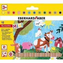 EberhardFaber, Malstifte, Farbstifte Jumbo MiniMaxi 12 Stück (Mixed Colour)