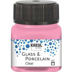 Kreul Glass & Porcelain Clear rosa 20 ml