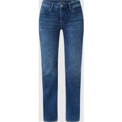 Mavi Women's Kendra Straight Jeans - Indigo Blue Sateen