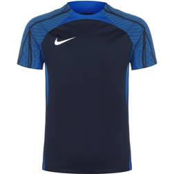 Nike Kortärmad fotboll Top Y Nk Df Strk23 Top Ss, obsidian/kungsblå/vit, DR2287-451