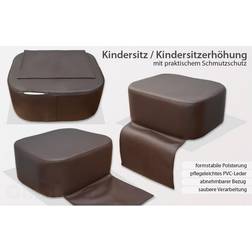 EyePower Kinderkissen, Kinder-Sitzerhöhung, Kissen für Friseurstühle, pflegeleicht, Farbe schwarz, mit umschl