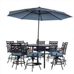 Hanover Montclair 9-Piece Patio Dining Set