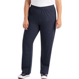 Just My Women's Plus-Size EcoSmart Sweatpants, Navy Heather