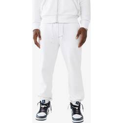 True Religion Men's Big T Jogger, Opticwhite/Gloxinia