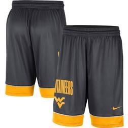 Nike Men's Charcoal, Gold West Virginia Mountaineers Fast Break Shorts Charcoal/Gold