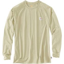 Carhartt Large Khaki FR Force Long Sleeve T-Shirt