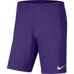 NIKE Junior Park III Shorts - Court Purple/White