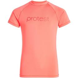 Protest Senna Short Sleeve Rashguard Rosa