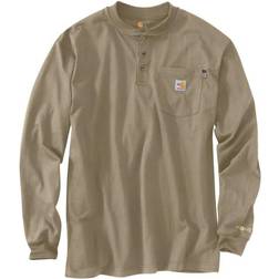 Carhartt Flame-Resistant Force Cotton Long Sleeve Henley