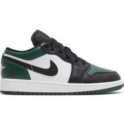 NIKE Air Jordan 1 Low GS - Noble Green/Pollen/White/Black