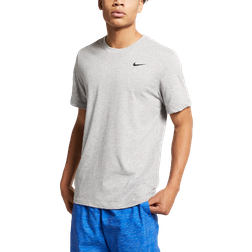 Nike Dri-Fit Fitness T-shirt Men's - Dark Grey Heather/Black
