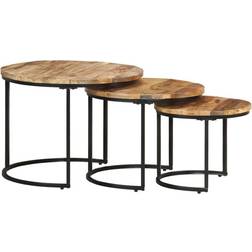 vidaXL Tables Gigognes 3 pcs Table gigogne