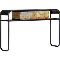 vidaXL konsolbord 118x30x75 massivt genbrugstræ Konsolbord