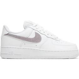 Nike Air Force 1 Low Glitter Swoosh - White/Grey Fog/White/Canyon Purple