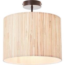 Endon Lighting Longshore Single Semi Ceiling Flush Light