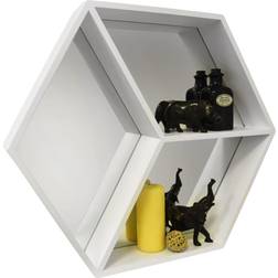Watsons on the Web Techstyle Hexagon Cube Wall Shelf