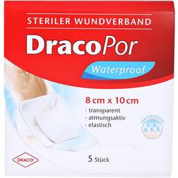 Draco steriler Wundverband waterproof transparent, 5 St.