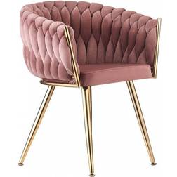Life Interiors Roma Knot Velvet Kitchen Chair