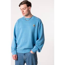 Carhartt WIP Nelson Sweater piscine garment dyed