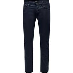 Only & Sons Onsloom Life Slim Twill Pant - Navy