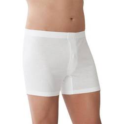 Zimmerli of Switzerland Sea Island Cotton Boxer Shorts White