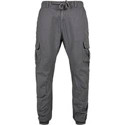 Urban Classics Cargo Sweat Jogging Drainpipe Pants - Darkshadow