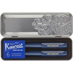 Moleskine x Kaweco Fountain Pen Set Blue