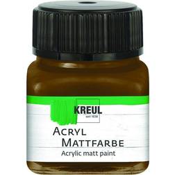 Kreul Acryl Mattfarbe dunkelbraun 20 ml