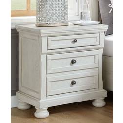 Ashley Robbinsdale Antique White Bedside Table 18x29"