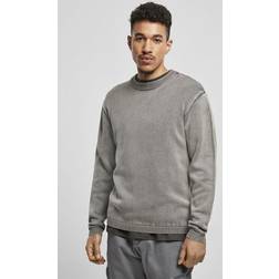 Urban Classics Washed Asphalt Pullover - Grey
