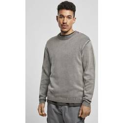 Urban Classics Washed Sweater Sweatshirt - Dustyblue