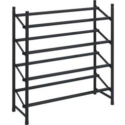 Wenko Skohylla Hero Svart 25 x 68 x 62-115 cm Skoställ