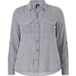 Vero Moda Curve Skjorte vmBumpy L/S Shirt Hvid