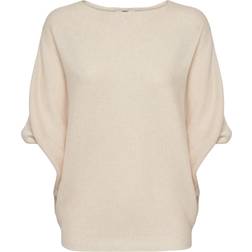 JdY Jacqueline de Yong Pullover Weiß Weiß