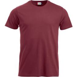 Clique New Classic T-Shirt - Burgundy