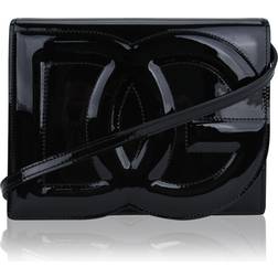 Dolce & Gabbana Stilfull Bomullsblandad Cross Body Väska Svart