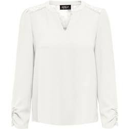 Only Chemise Blanche En Coton - Blanc