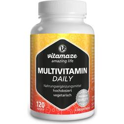 Vitamaze Multivitamin Daily ohne Jod vegetarisch Kapseln