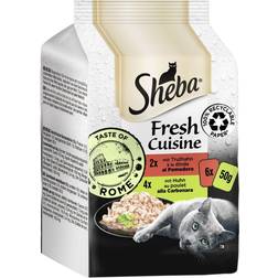 Sheba Fresh Cuisine Taste Of Rome 6 x 50 g - Pollo & Tacchino