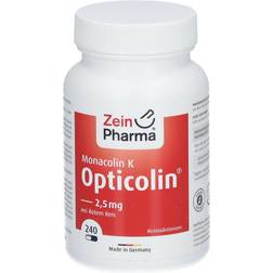 Zein Pharma Monacolin K Opticolin 240 Vegetabilske Kapsler