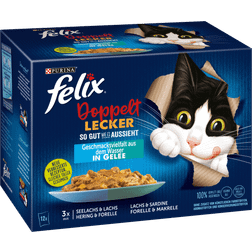 Felix 12x85g Mix Fisk "Dobbelt så lækker" Latz