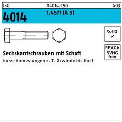 Sonstige Sechskantschrauben ISO 4014 1.4571 M 20 x 140 A 5