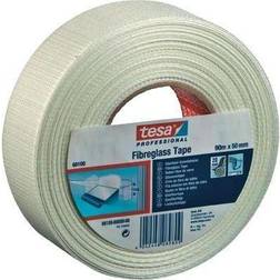 TESA Professional White Cloth Tape 90 m x 50 mm