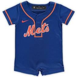 Nike Infant Royal New York Mets Official Jersey Romper - Blue