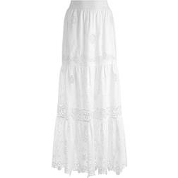 Alice + Olivia Reise Paneled Maxi Skirt - White