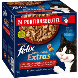 Felix Latz "Sensations Extra", Landmenu