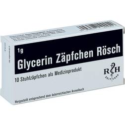 Glycerin ZÃ¤pfchen RÃ¶sch 1 gegen Verstopfung